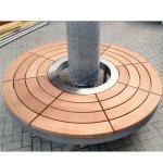 Commercial Waiting Bench Tree Seat Outdoor Tree Around Benches Wooden Storage