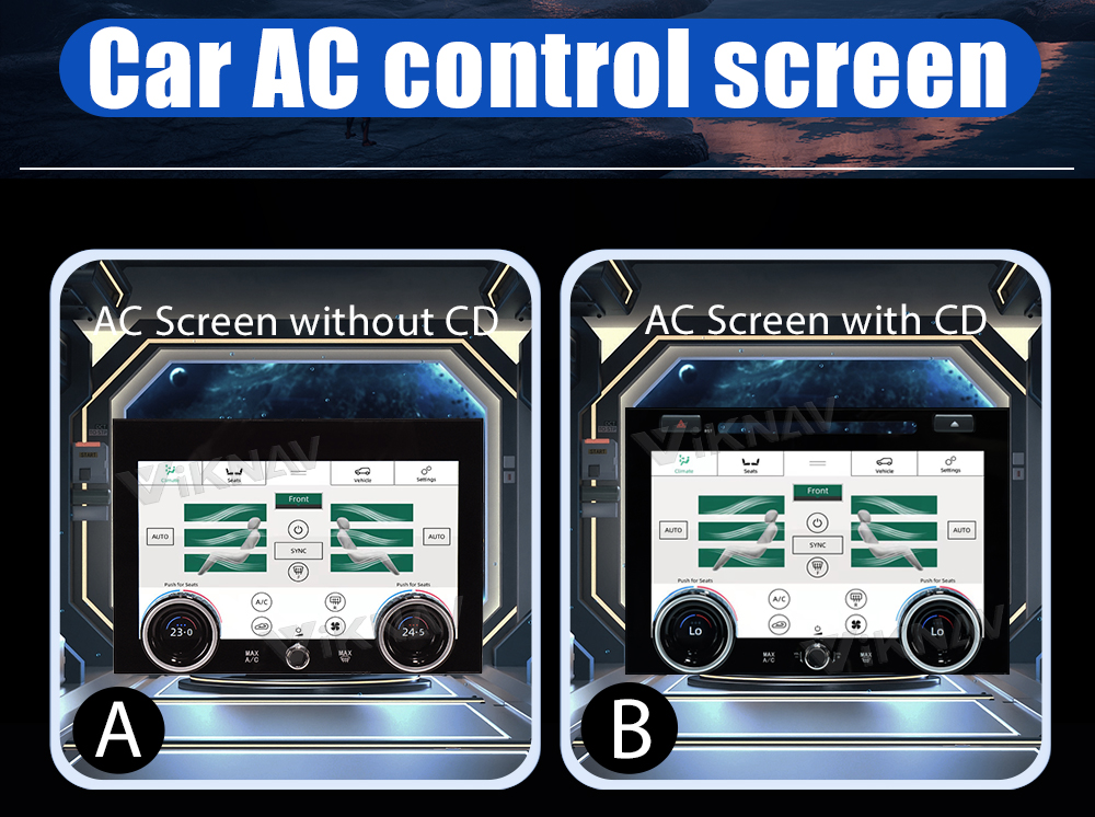 IPS SCREEN 10.4 Inch Car AC Control Panel For 2013-2019 Range Rover Sport L494