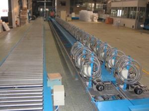 China Vacuuming Refrigerator Automated Assembly Line Equipment With Lift Conveyor wholesale