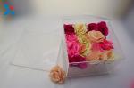 Clear Lid Acrylic Flower Box Luxury Plexiglass Flower Box Eco - Friendly