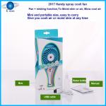 Novelty giftsHandheld mist cooling air fan portable mist mini fan