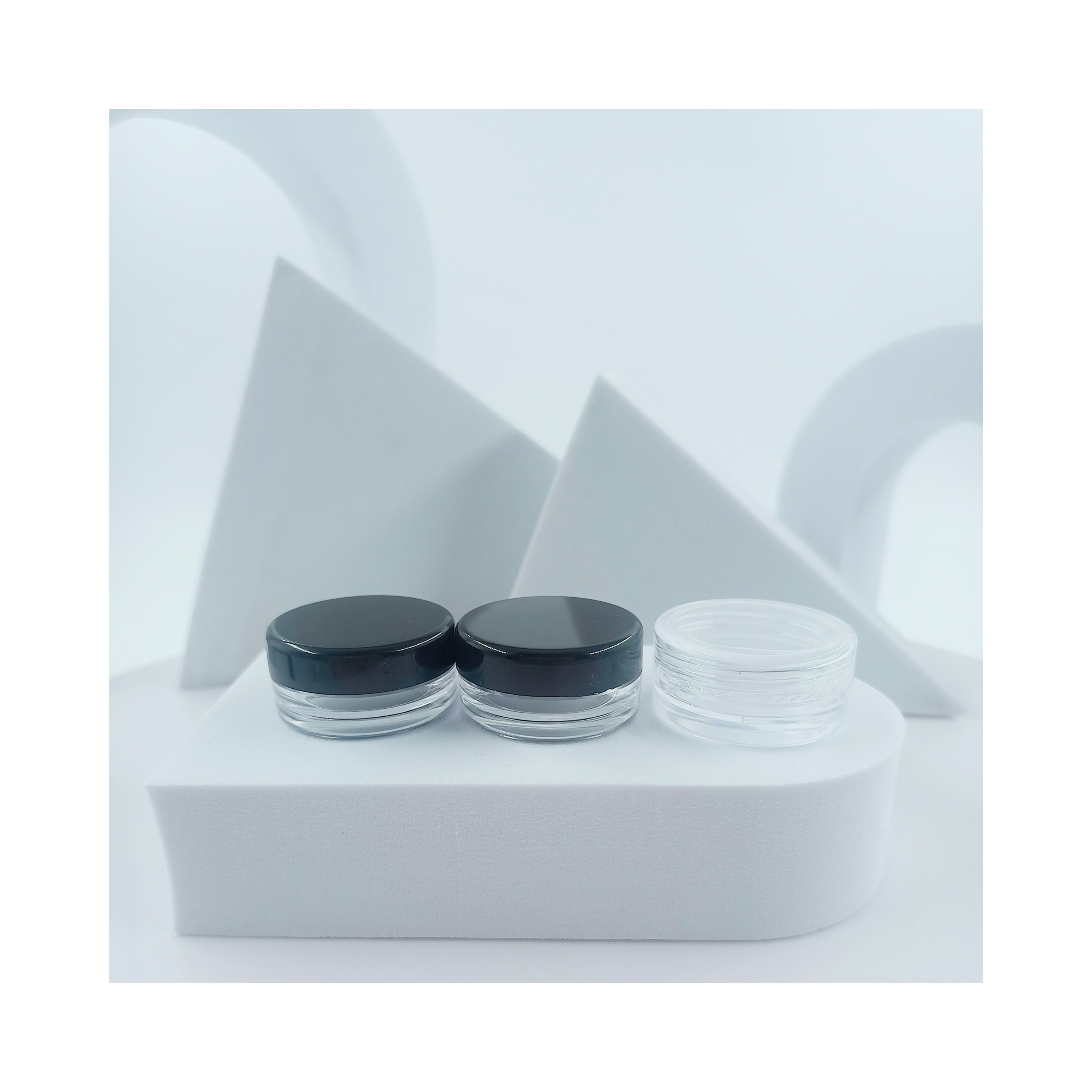 Industrial Cosmetic Portable Clear Plastic Box Customized Color Cream Jar 5ml 10ml