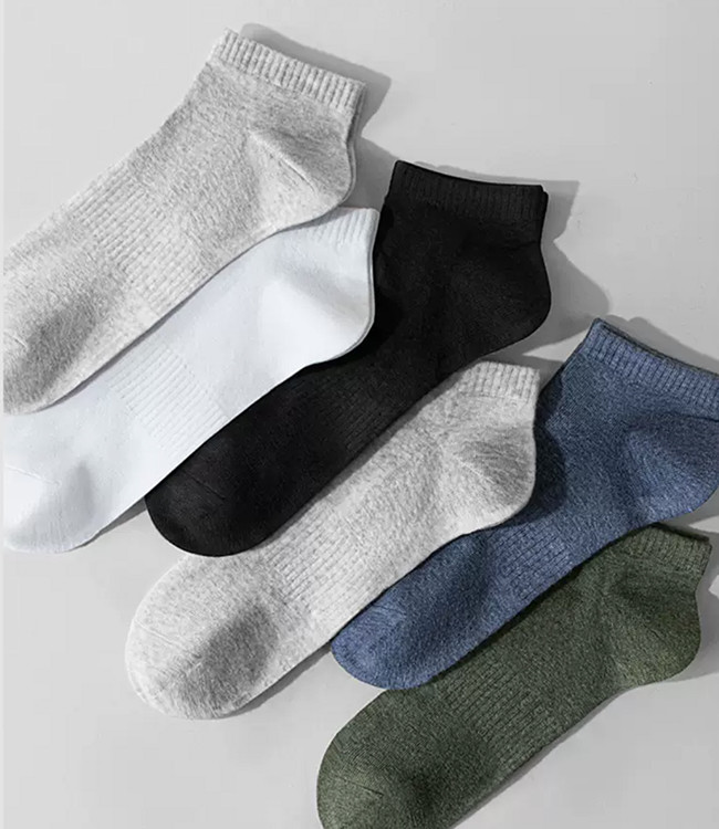 Summer Custom Men Socks Breathable Cotton Sport Socks Men Ankle Socks
