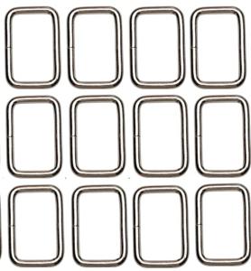 China Rectangle Purse Snap Hook Metal Rings For Handbag DIY Accessories wholesale