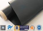 Black Fire Resistant PTFE Coated Fiberglass Fabric 0.25mm 520 g / m2