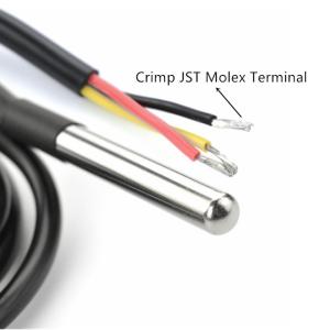 China IP68 DS18B20 Temperature Sensor Wire Harness Steel Tube Probe wholesale