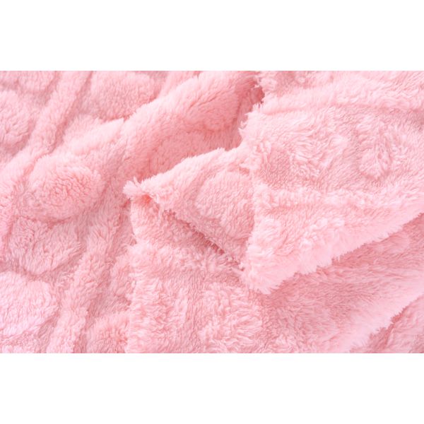 New Arrive Soft 100 Polyester Cotton Jacquard Fleece Fabric for Shoes Men Womens Clothing Blankets for Winter