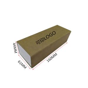 China Recycle Material Washed Kraft Paper Folding Sun Glasses Case Box Packaging wholesale
