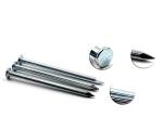 Galvanized Flat Head Concrete Nails Steel 4 Inch 100mm Silver White
