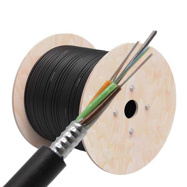 Outdoor Fiber Optic Cable G652D/ G657A1 GYTA Light Armored Cable Aerial And Duct