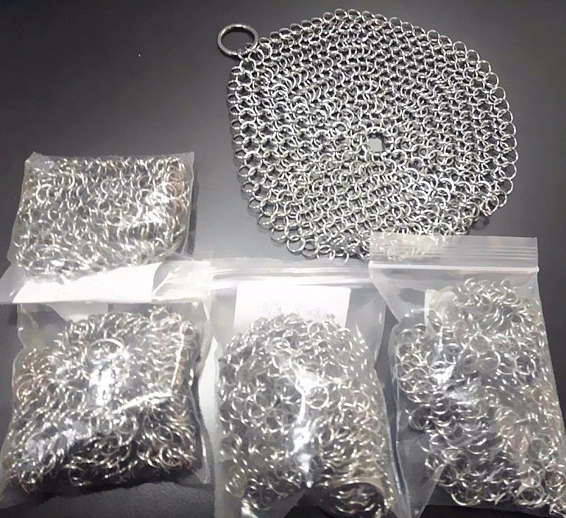 5mm Decorative Metal Ring Mesh / Chain Mail Curtain SS316