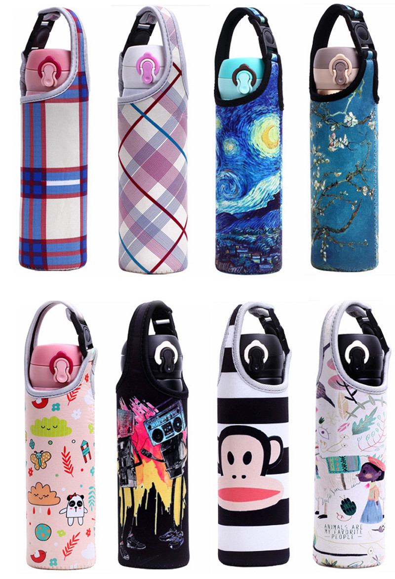 Waterproof Portable Glass Insulated Neoprene Bottle Sleeve Cover