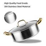 New Arrival Soup & Stock Pot Induction Cookware Kitchen Pots 304 Stainless Steel