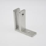 Stainless steel Glass clamps 90 degree RS2315 wall to glass, 70X25mm, thickness
