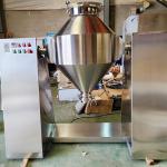 Stainless Steel Double Cone Mixer , Chemical Dry Powder Mixer Food Powder And