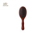 Red Wooden Handle 9.36 Inch Soft Paddle Brush For Hair