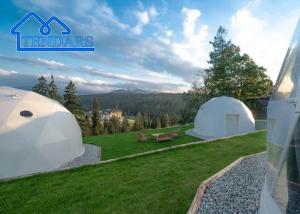 China Commercial Protection Combined PVC UV Igloo Dome Tent For Outdoor Activities wholesale
