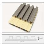 Wood Substitute WPC Louvered Fluted Wall Panels Elegant Versatile