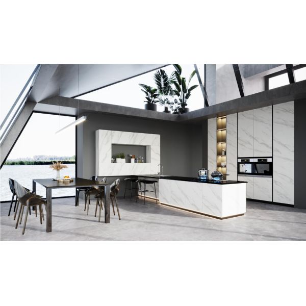 Shaker Style Solid Wood Kitchen Cabinets H900mm 18mm Chip board