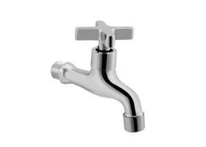 China Kitchen / Bathroom Sink Faucets 260g Chrome Plated Finishing Brass Water Taps wholesale