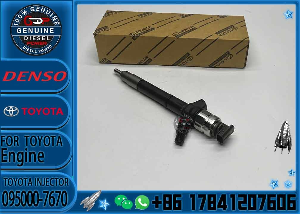 Genuine Brand New Common Rail Injector 095000-7670 23670-09180 23670-09240 23670-09280 095000-7300 095000-7310 095000-76