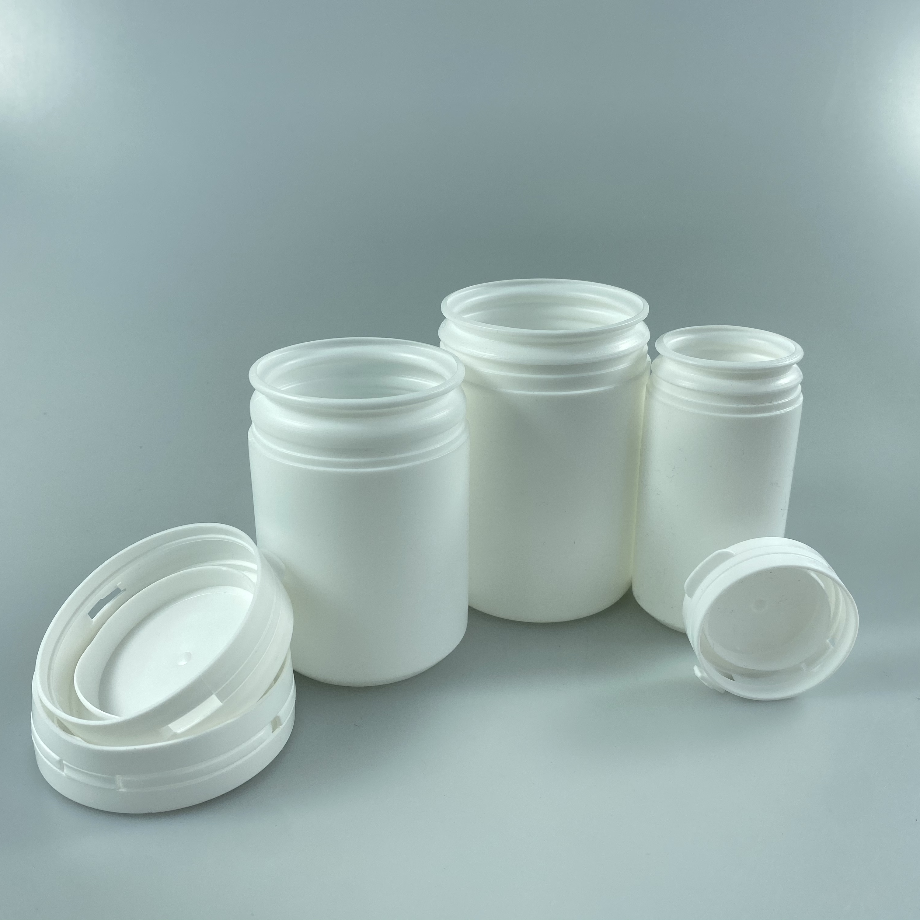 250CC PE Plastic Tear Can for Food Packaging Customizable and Eco-friendly