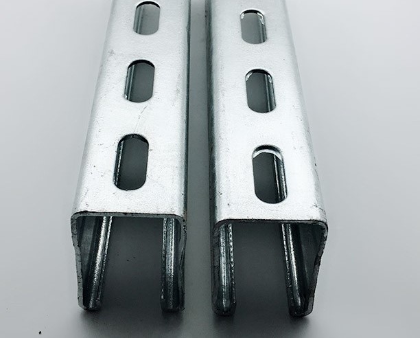 Unistrut 41 X 41mm Hot Dip Strut C Channel Single Slotted Strut Channel Galvanized