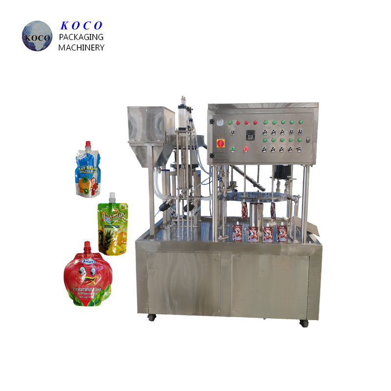 KOCO direct deal All stainless steel Double filling port dosing capping filling machine