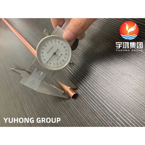 ASME A234 SB111/B111M Copper Nickel Alloy C70600 C70620 C70800 C71500 C72200 C68700 Seamless Copper Pipe / Tube