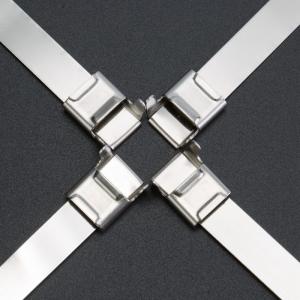China SS304 Wing Seal Clips Banding Metal Clasp Buckle 1/4 Inch width wholesale