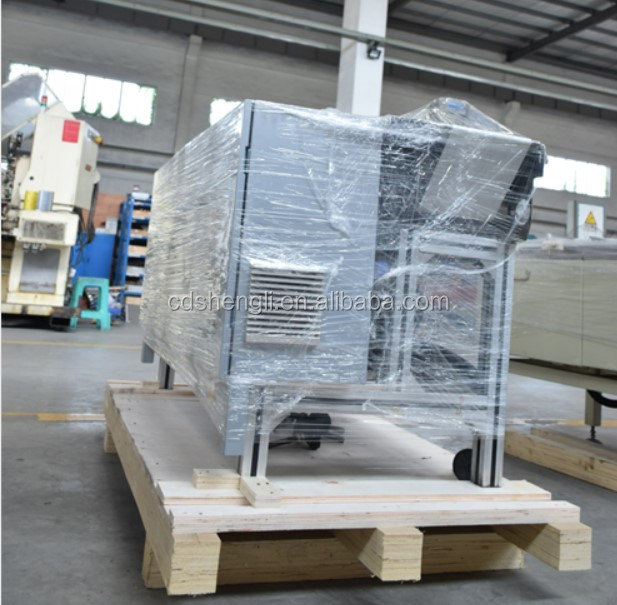 PLC and Touch Screen Controlled FILLING Heart Shape Foil Wrapping Machine For Chocolate