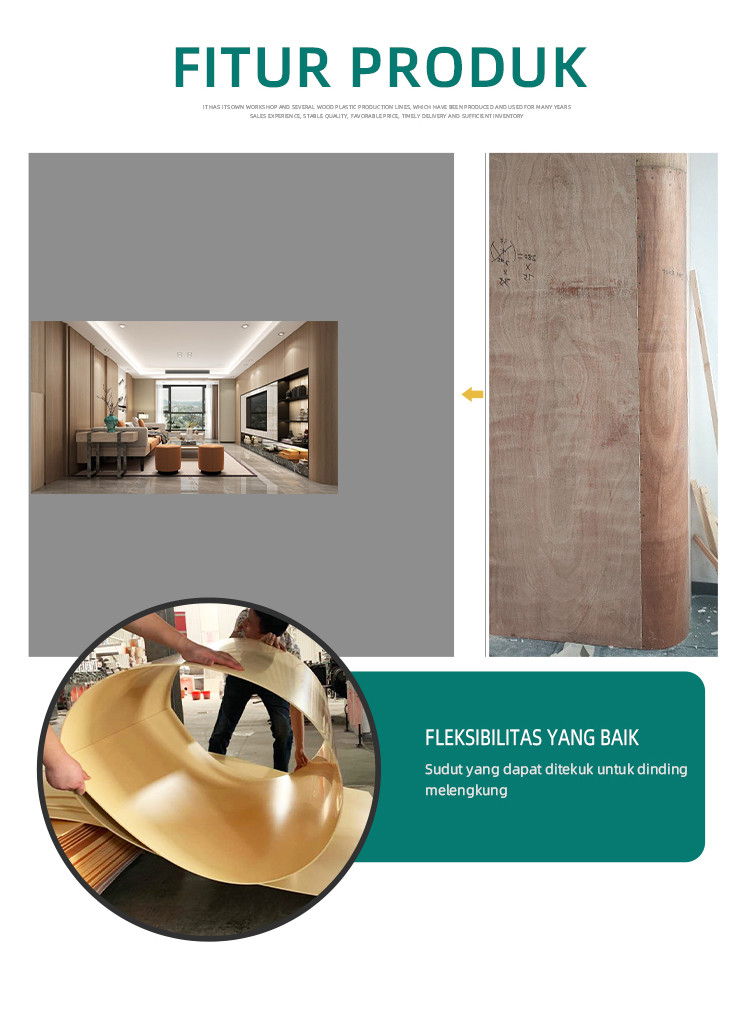 Formaldehyde-Free And Environmentally Friendly Bamboo Wood Fiber Fabric Wall Panel