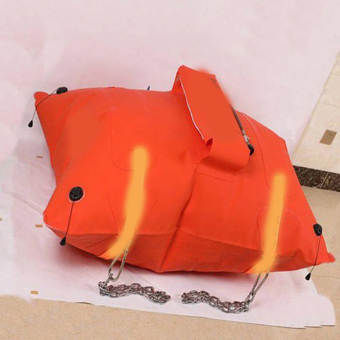 Inflation Method Underwater Air Lift Bags Air Or Water For Strength Pvc Coated Fabric