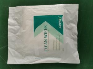 China Non Steriled Cleanroom 6X6 Inch Microfiber Wiper 100pcs / Pack wholesale