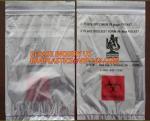specimen envelopes zip lock bag/plastic medical specimen transport packaging bag