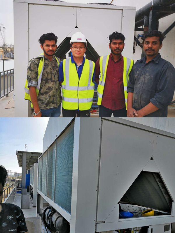 CE Water Cooled Screw Chiller , Carrier Air Cooled Screw Chiller Semi Hermetic