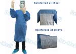 Ultrasonic Bonding Disposable Examination Gowns , Impervious SMMS Disposable