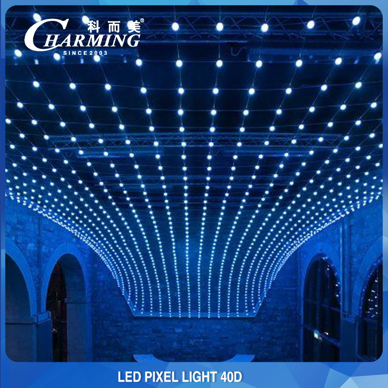 Multiscene LED Building Facade Lighting Pixel 40mm SMD3535 Practical