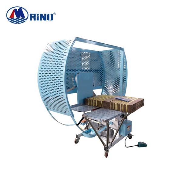Semi Automatic Carton Box Packing Strapping Machine , 550w PE Rope Carton