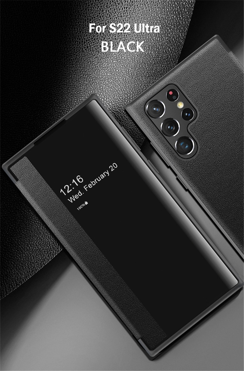 Customer Logo Accepted Minibook Pu Leather Case for Samsung Galaxy S23 Ultra Phone Cases Sports Waterproof Case