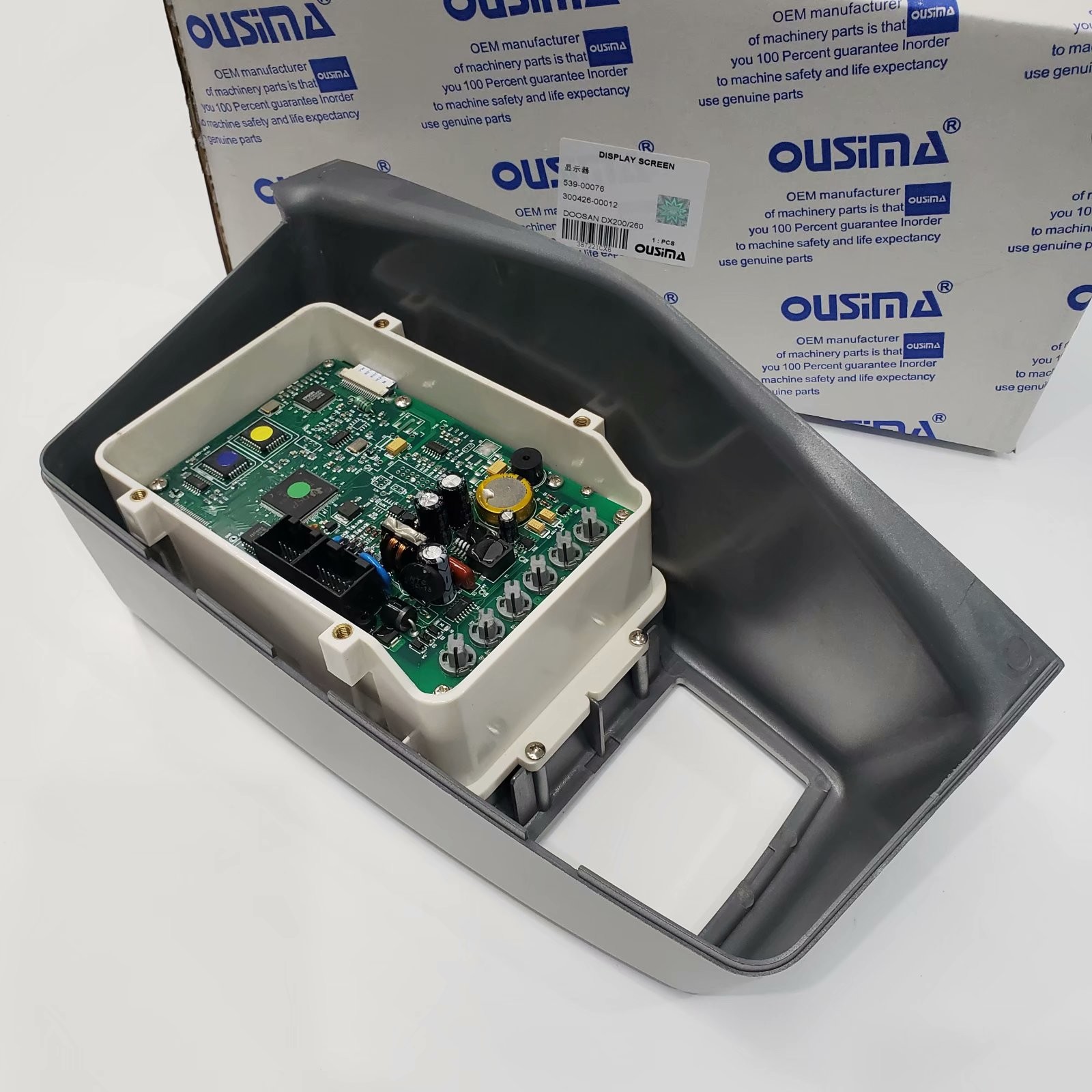 DX260 Display Panel Monitor , Doosan Excavator Parts 5539-00076 300426-00012