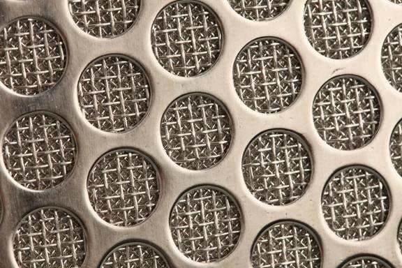 Round Perforated Sintered Metal Filter Disc Cleanable With 1CM - 100CM Width