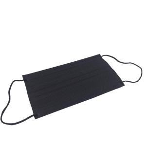 China Dental Black Face Mask TYPE IIR EN14683 Safety Non Woven 3 Plys Black Dust Masks wholesale