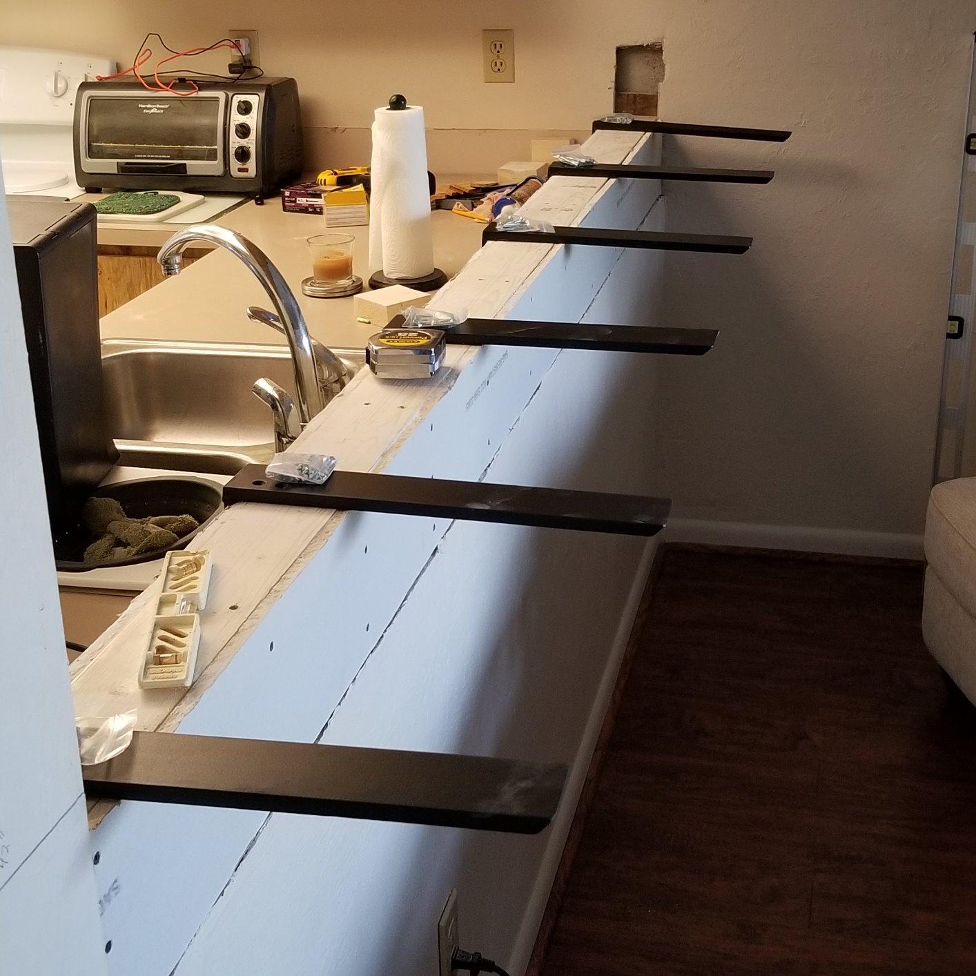Granite Counter-top Supporting Fixed Bracket 300 Pound Load Capacity Machining Process