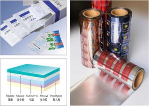 China PET AL PE 3- Layers Blister Packaging Materials Laminated Composite Aluminum Foil wholesale
