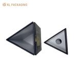 OEM Luxury Triangle Shape Cardboard Wine Bottle Box Rigid Paper Gift Packaging