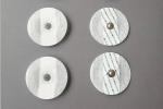 Round 50mm snap disposable ecg electrode padsecg chest electrode
