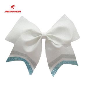 China Shinny Sparkle Custom Cheerleading Bows For Christmas / Birthday Party wholesale
