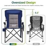 Oversized folding camping chair