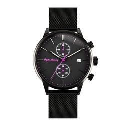China Business 3ATM Black Analogue Watch OEM 20mm Luxury Quartz Watch wholesale